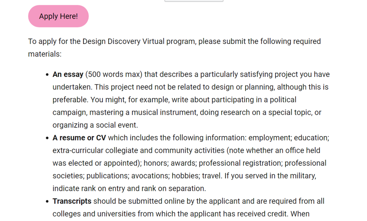 2022年哈佛大学GSD夏校申请攻略插图8