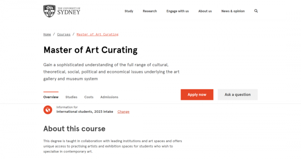澳洲有那些院校开设了艺术管理和策展专业？去澳洲名校读艺术管理，有哪些选择？插图7