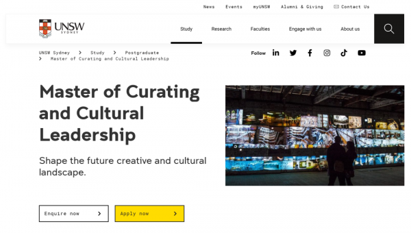 澳洲有那些院校开设了艺术管理和策展专业？去澳洲名校读艺术管理，有哪些选择？插图8