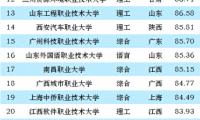 2023年中国职业技术大学排名：深圳职业技术大学第一